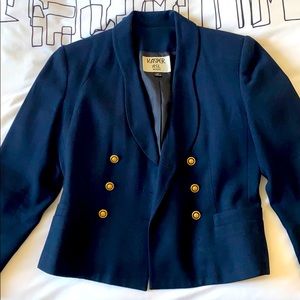 Kasper Women’s Navy 100% Wool Blazer
